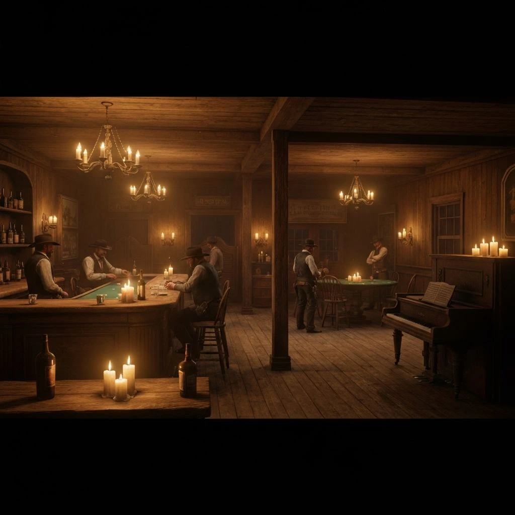Interior del Saloon
